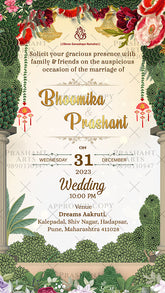 NT-008 | Budget-Friendly Elegance: Affordable Indian Wedding Invitations